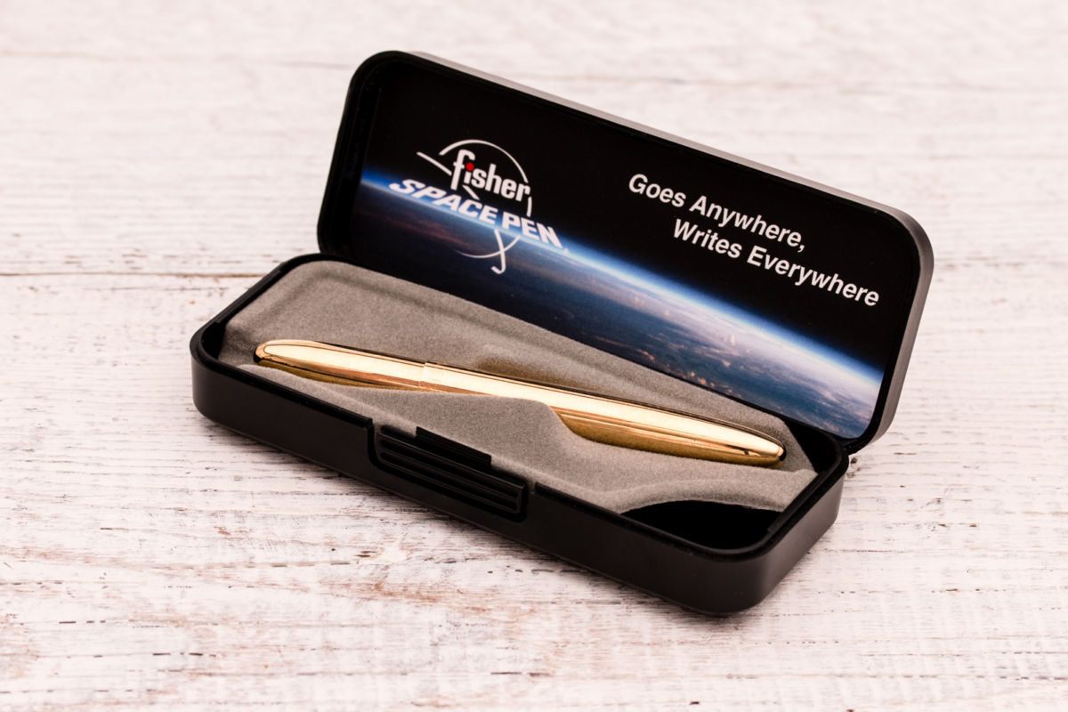 Fisher Space Pen Raw Brass Bullet Pen