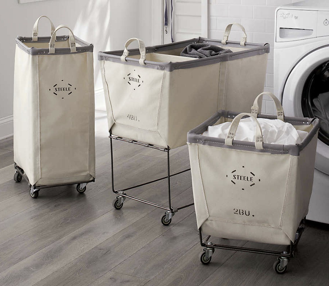 Steele Canvas Laundry Basket / Hamper