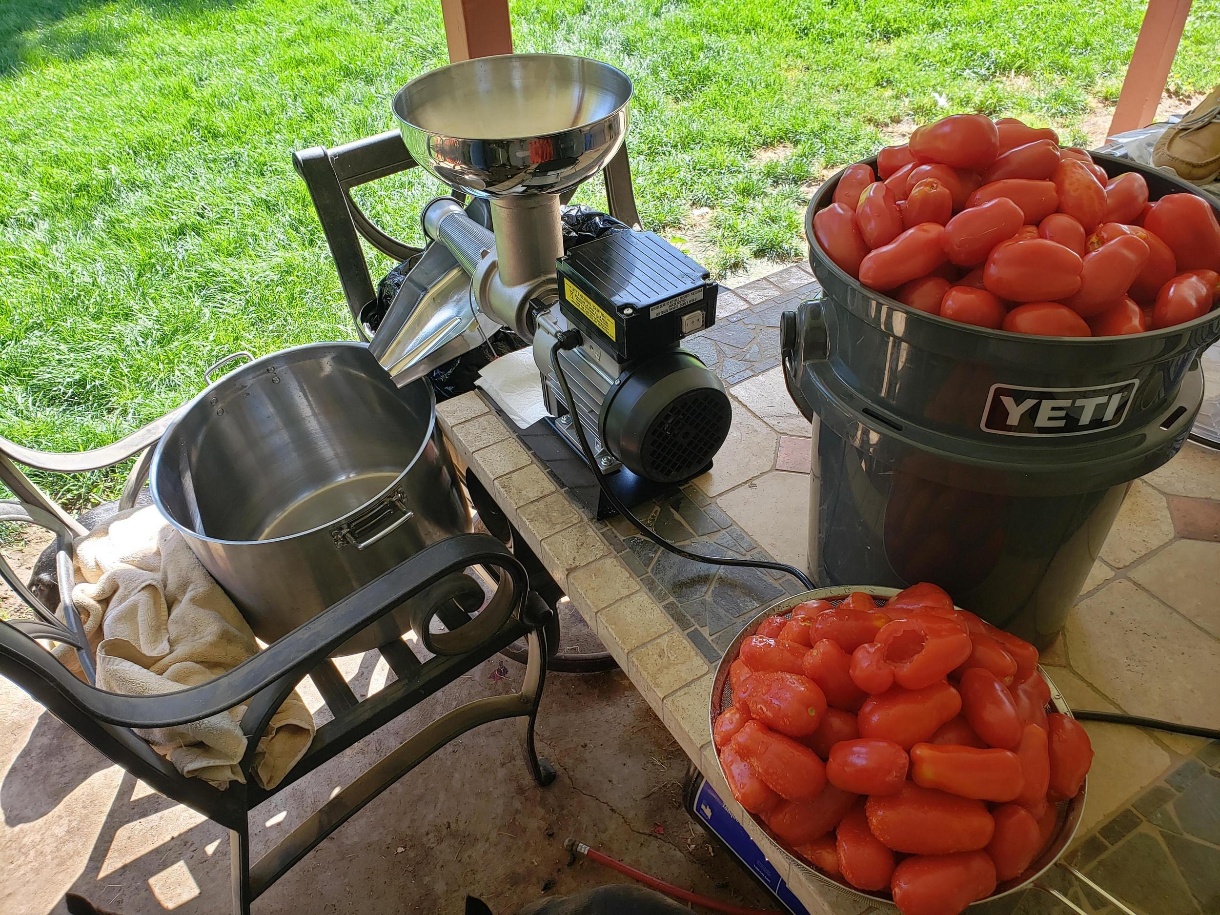 Fabio Leonardi Tomato Sauce Milling Machine